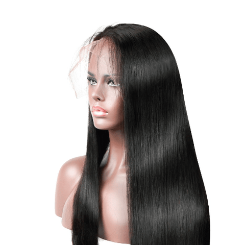 STRAIGHT-VIRGIN LACE FRONT WIG